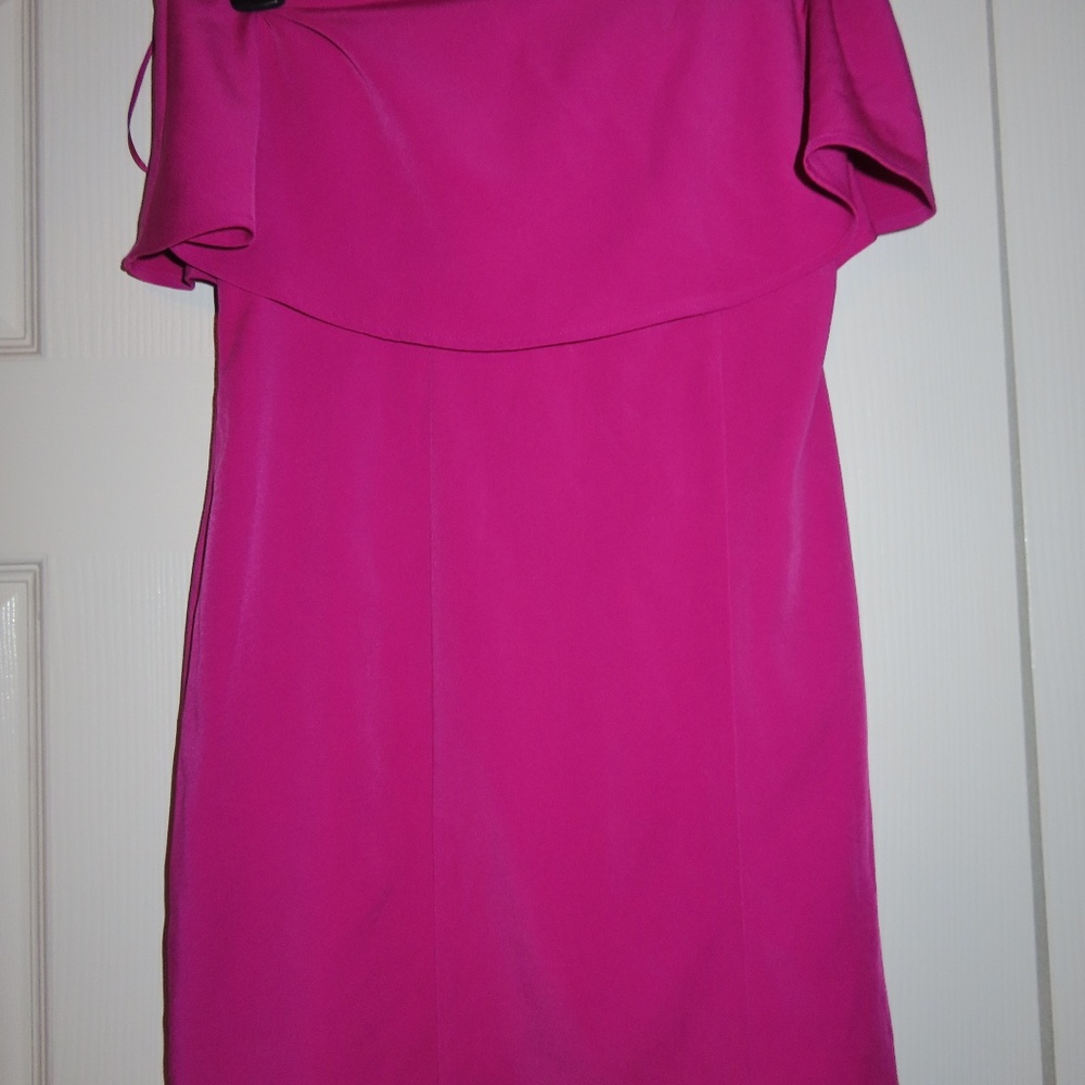 NWT Express strapless dress, size 10 (pink fuschia color)